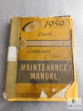 1959 Lincoln Continental Mark IV Maintenance Manual