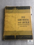 1958 Lincoln & Continental Shop Manual