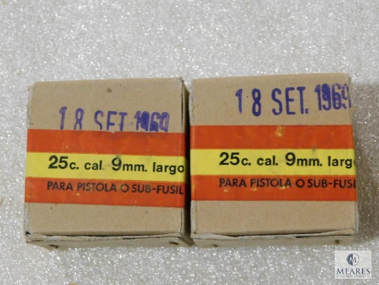 Rare 50 rounds 9mm LARGO ammo