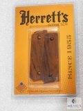 New Herrett's 1911 officers wood grips