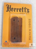 New Herrett's 1911 officers wood grips