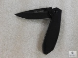 New US Army spring assist tactical folder with belt clip