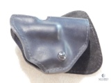 Safariland leather paddle holster fits Smith and Wesson Jframe revolvers