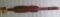Hunter leather padded rifle sling with deer motif adjustable length