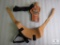 New Hunter suede lined leather shoulder holster fits revolvers up to 4
