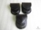 3 new leather ammo wallets/handcuff cases