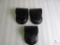 3 new leather ammo wallets/handcuff cases