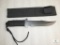 New fixed blade tactical survival knife with sheath