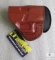 New leather paddle holster fits Glock 43