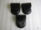 3 new leather ammo wallets/handcuff cases
