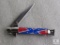 New confederate flag lock back stiletto