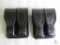 2 new Hunter leather double mag pouches fits staggered mags like Beretta 92, Ruger, Glock