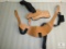 New Hunter suede lined leather shoulder holster, fits revolvers up to 4