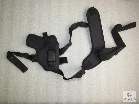 New shoulder holster fits Colt 1911, Browning Hi-power and similar autos