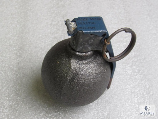 Demilitarized Baseball hand grenade Vietnam era