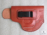 New leather inside waist band holster fits S&W J frame models 642,36, and similar