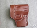 New leather concealment holster fits CZ75 and similar like Browning Hi-Power