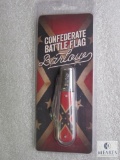 New Barlow 2 blade confederate flag pocket knife