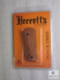 New Herrett's 1911 officers wood grips