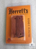 New Herrett's 1911 officers wood grips