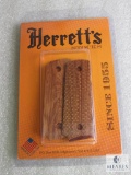 New Herrett's 1911 officers wood grips