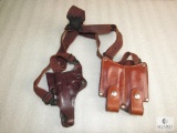 Galco leather shoulder holster fits Colt 1911 and clones