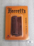 New Herrett's 1911 officers wood grips