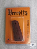New Herrett's 1911 officers wood grips