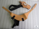 New Hunter suede lined leather shoulder holster fits revolvers up to 4