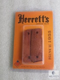 New Herrett's 1911 officers wood grips