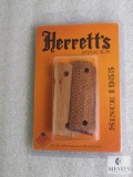 New Herrett's 1911 officers wood grips