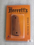 New Herrett's 1911 Officers wood grips