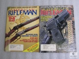 Assortment of vintage gun and hunting books