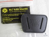 New leather belt slide holster, fits small frame .22 .25acp and .380 autos