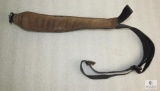 Padded rifle sling with swivels