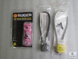 2 gun locks and pepper spray