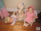 Lot Vintage Baby dolls and Doll Doorstop