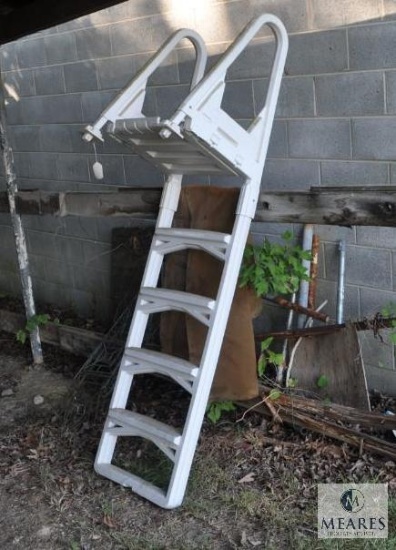 Swim Season above ground pool ladder