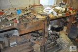 Shop bench contents Power Tools, hand tools, & fasteners