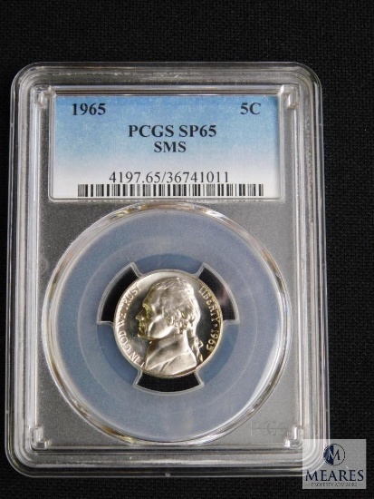 PCGS Graded - 1965 Jefferson Nickel SP65 SMS