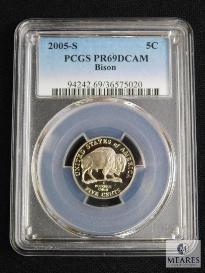 PCGS Graded - Jefferson Bison Nickel - PR69 DCAM