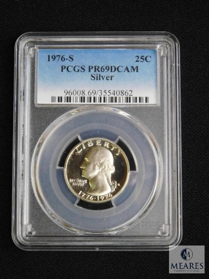 PCGS Graded - 1976-S Silver Washington Quarter - PR69 DCAM