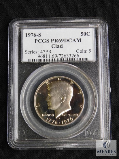 PCGS Graded - 1976-S Kennedy Half Dollar - PR69 DCAM