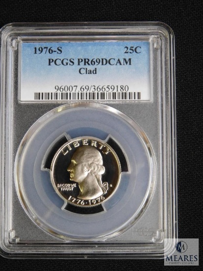 PCGS Graded - 1976-S Washington Quarter - PR69 DCAM