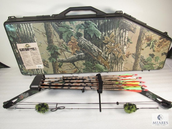 PSE Stradic-Lite Graphite Compound Bow w/ Arrows & Case
