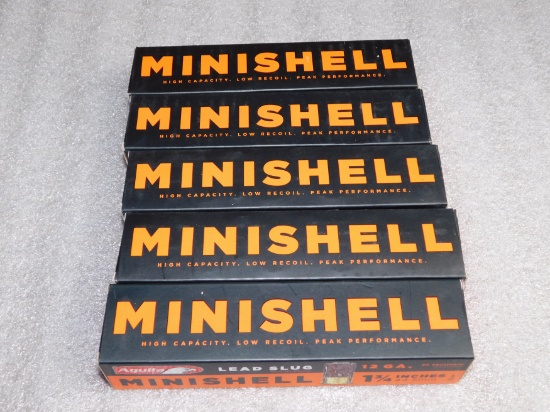 Lot 100 Shells 12 Gauge MINISHELL  1-3/4" Lead Slugs