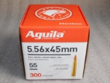 Case 300 Rounds Aguila 5.56 x 45mm Ammunition 55 Grain Ammo