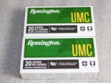 40 Rounds Remington UMC .308 WIN Ammunition 150 Grain Ammo