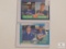 Lot of (2) Vintage Baseball Cards Fleer 648 and 653