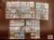 6 Sheets of Mixed Baseball Cards